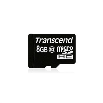 Transcend Micro SDHC 8GB Class 10 Minneskort TS8GUSDHC10