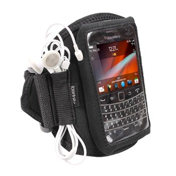 BlackBerry Bold Touch 9900, 9930 iGadgitz Neoprene Armband - Svart