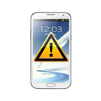 Samsung Galaxy Note 2 N7100 Chassi Reparation - Vit