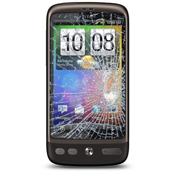 HTC Desire Glas Inkl. Pekskärm Reparation