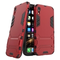 iPhone XR Armor Series Hybridskal med Stativ - Röd