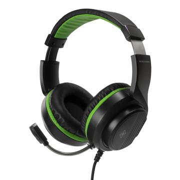 Deltaco GAM-128 trådbundet headset för spel - svart/grön