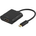 Deltaco USB-C till HDMI-adapter - 4K/60Hz - Svart