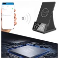 Digital Väckarklocka Radio med Bluetooth Högtalare & Trådlös Laddare