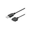 Goobay USB Anslutningskabel - iPad, iPhone 4, 4S, iPhone 3G, 3GS, iPod - Svart