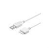 Goobay USB Anslutningskabel - iPhone 4, 4S, iPhone 3G, 3GS, iPod - Vit