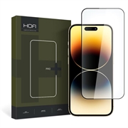 iPhone 15 Hofi Premium Pro+ Härdat Glas Skärmskydd - 9H - Svart Kant