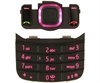 Nokia 6600 slide Knappsats Set Latin - Magenta