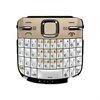 Nokia C3-00 Knappsats QWERTY - Guld