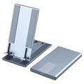 Universal Multi-Vinklar Bordshållare för Smartphone/Tablett - Silver