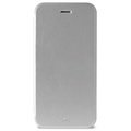 iPhone 6 Plus / 6S Plus Puro Booklet Crystal Läderfodral - Silver