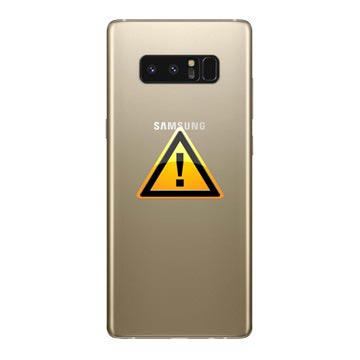 Samsung Galaxy Note 8 Bak Skal Reparation - Guld