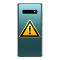 Samsung Galaxy S10+ Bak Skal Reparation - Prisma Grön