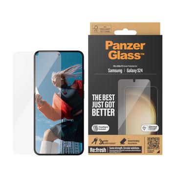 Samsung Galaxy S24 PanzerGlass Ultra-Wide Fit EasyAligner Skärmskydd - Genomskinlig
