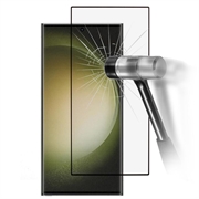 Samsung Galaxy S24 Ultra Heltäckande Härdat Glas Skärmskydd - 9H - Svart Kant