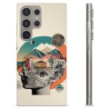 Samsung Galaxy S24 Ultra TPU-Skal - Abstrakt Collage