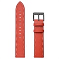 Samsung Galaxy Watch4/Watch4 Classic Läderrem - Röd