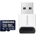 Samsung Pro Ultimate MicroSDXC-minneskort med kortläsare MB-MY128SB/WW