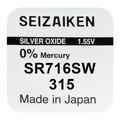 Seizaiken 315 SR716SW Silveroxidbatteri - 1.55V