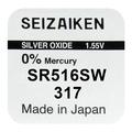 Seizaiken 317 SR516SW Silveroxidbatteri - 1.55V