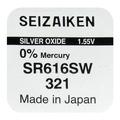 Seizaiken 321 SR616SW Silveroxidbatteri - 1.55V