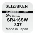Seizaiken 337 SR416SW Silveroxidbatteri - 1.55V
