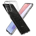 Spigen Liquid Crystal Glitter Samsung Galaxy S21 FE 5G Skal - Genomskinlig