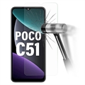 Xiaomi Poco C51 Härdat Glas Skärmskydd - 9H, 0.3mm - Klar