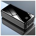 Trippel USB Snabb Powerbank 50000mAh - PD 18W (Öppen Box - God) - Svart