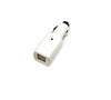 Cigarett�ndarkabel Med 2 USB Porte - Vit