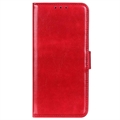 iPhone 15 Plånboksfodral med Magnetstängning - Röd