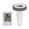 ZX3351A Trådlös flytande termometer med digital display för inomhus- och utomhusbruk Termometer för simbassäng med stativ