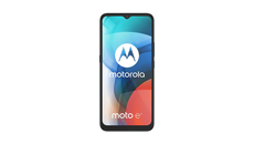 Motorola Moto E7 adapter och kabel