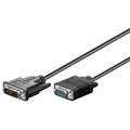 Goobay DVI-I / Full HD VGA Kabel - 10m - Nickelpläterad