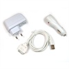 iPhone, iPod Laddare & Cigarett�ndarkabel - Vit