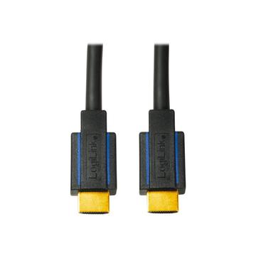 LogiLink HDMI 2.0 Kabel hane -> HDMI hane - 3m - Svart