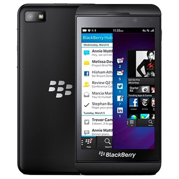 BlackBerry Z10 - 16GB - Fabriksrenoverad - Svart