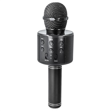 Forever BMS-300 Karaoke Mikrofon med Bluetooth Högtalare - Svart