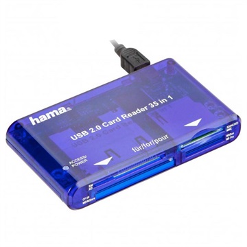 Hama USB 2.0 Kortläsare 35 i 1