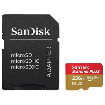 SanDisk Extreme Plus MicroSDXC UHS-I Kort SDSQXBZ-256G-GN6MA - 256GB