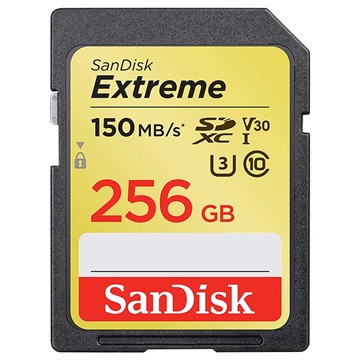 SanDisk Extreme SDXC Minneskort - SDSDXV5-256G-GNCIN - 256GB