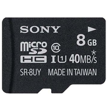 Sony MicroSDHC Minneskort SR-8UYA - 8GB