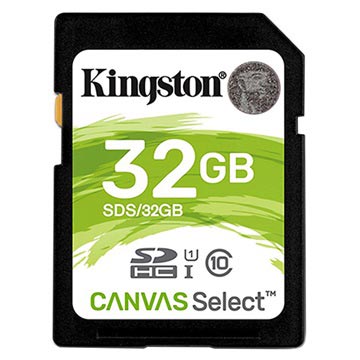 Kingston Canvas Select UHS-I SDHC Minneskort SDS/32GB - 32GB