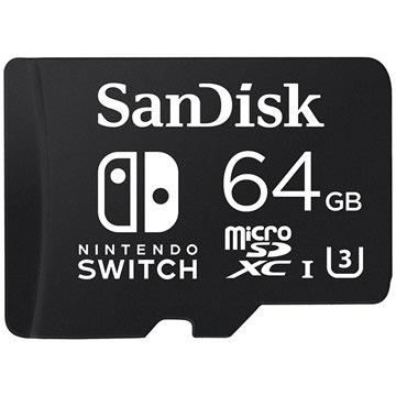 SanDisk Nintendo Switch MicroSDXC Minneskort SDSQXAT-064G-GN6ZA - 64GB