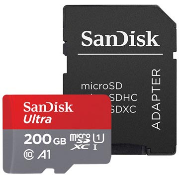 SanDisk Ultra MicroSDXC UHS-I Kort SDSQUAR-200G-GN6MA - 200GB