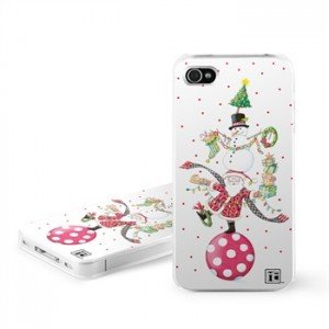 julskal till iPhone 4-4S- Christmas Circuis