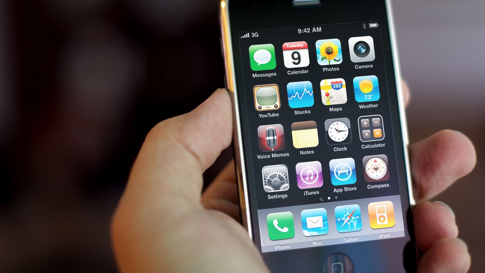 iPhone sparar platser