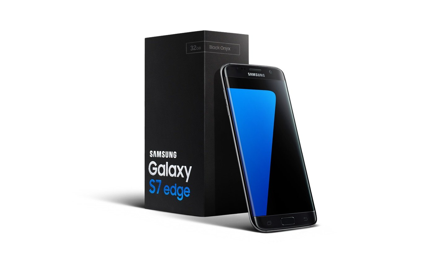 S7 Edge i svart