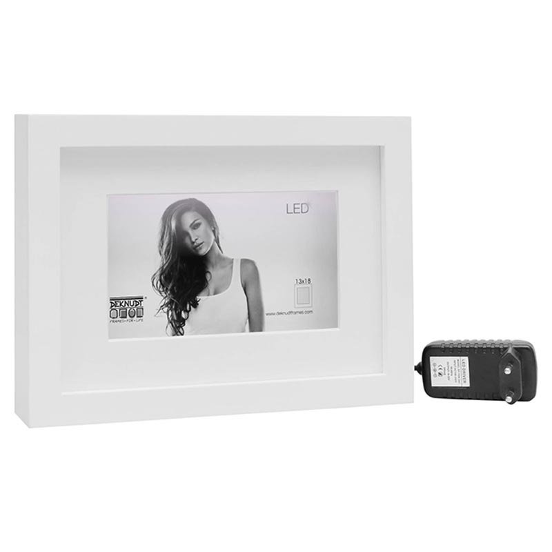 Deknudt bildram med LED remsa Deknudt fotoram med LED remsa