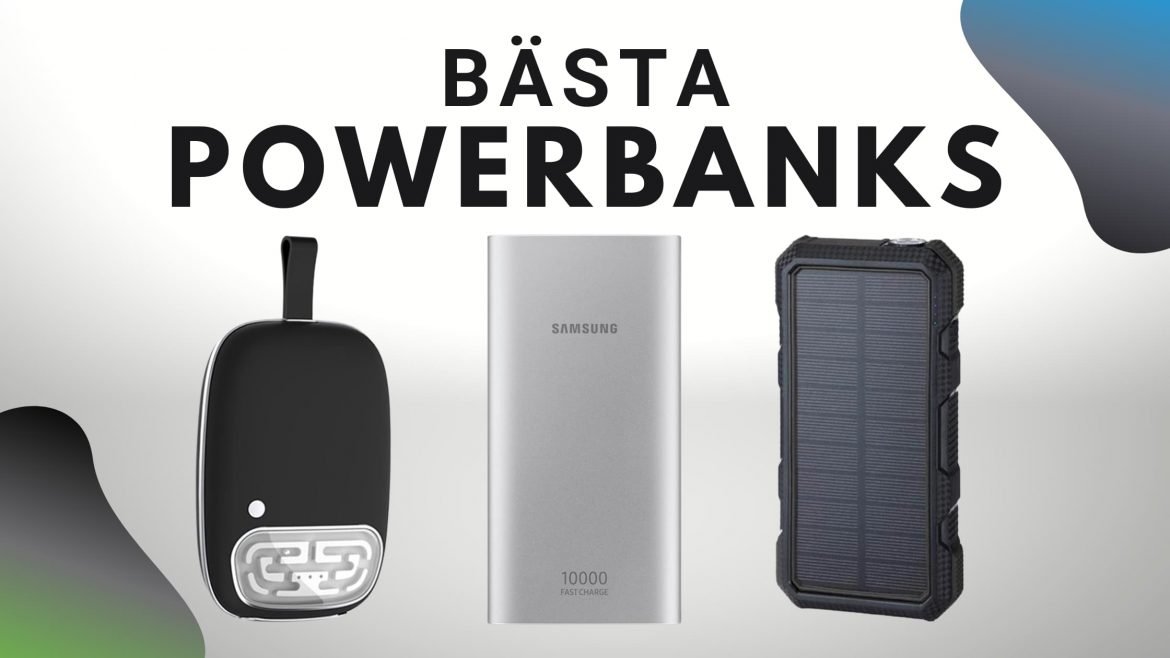 Sveriges topp 10 powerbanks 2022